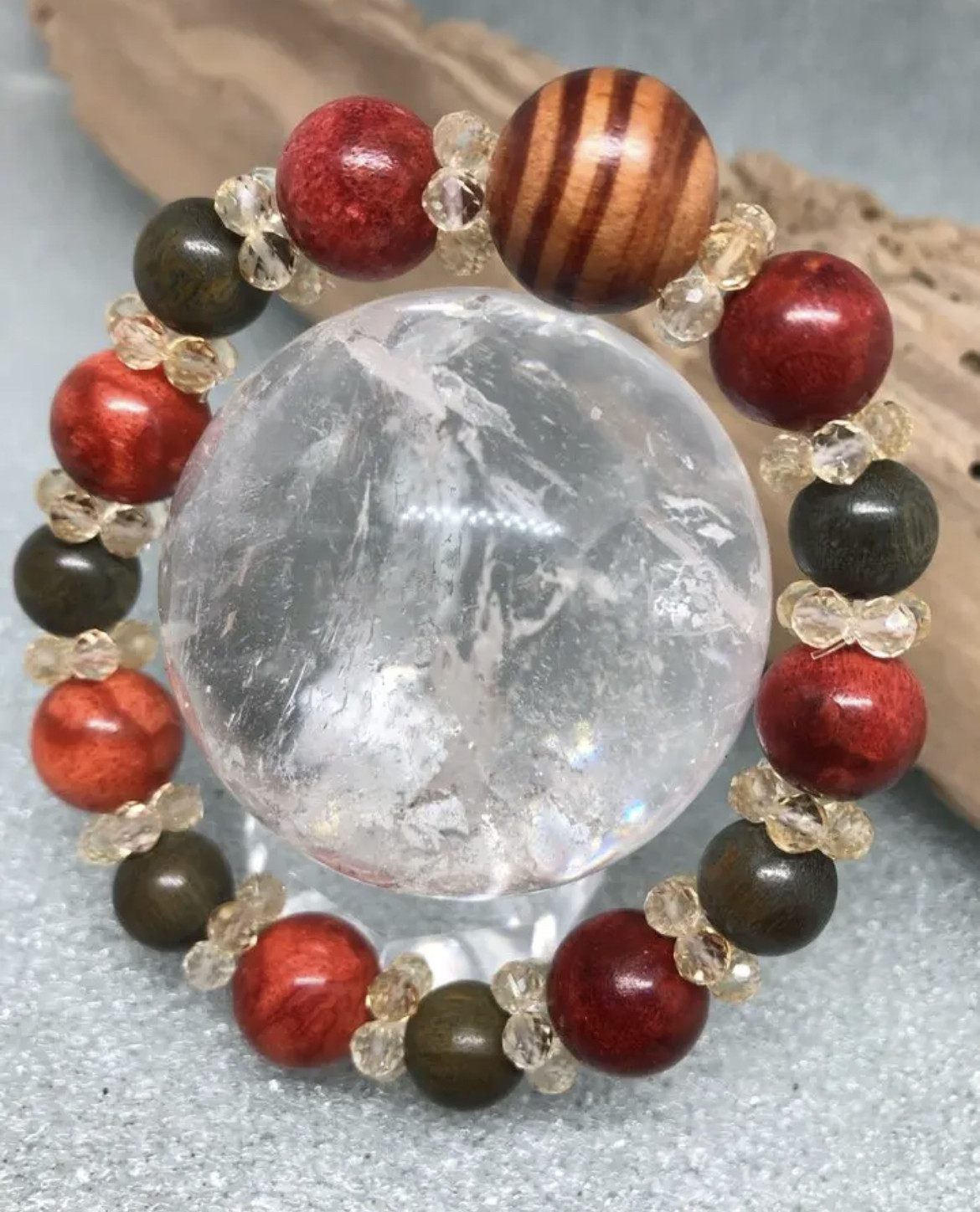 【生命力と癒し】天然木各種＆シトリン カットロンデル