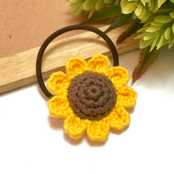 ひまわり ヘアゴム ひまわりヘアゴム🌻キッズ用 - メルカリ