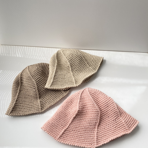 8color・大人用も◎】チューリップハット*ベビー&キッズ コットン100 