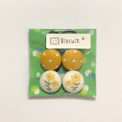 再販×4）キッズ用♡くるみボタンヘアゴム 雑貨・その他 Biscuit