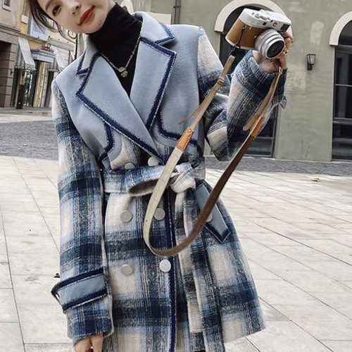 美品☆オールドイングランド　ダッフルコート　チェック柄　希少　レディース　S 美品☆オールドイングランド ダッフルコート チェック柄 希少 レディース S