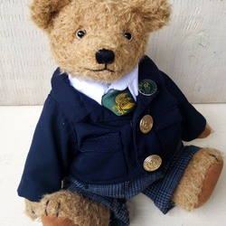 【最終価格】テディベア  作家　手作り工房がらくたざっくSAORI AKAI 最終価格】テディベア 作家手作り工房がらくたざっくSAORI AKAI