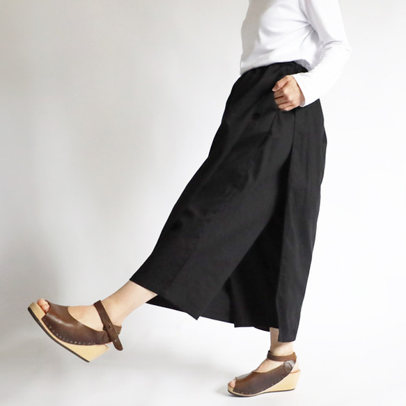 ＊初夏ＳＡＬＥ　コットンチノ生地　ラップ巻きスカート ＆ パンツ　ナロー エプロン K49 12枚目の画像