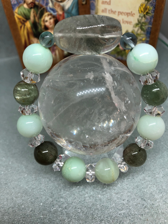 全宗派共通✳︎本式108珠念珠✳︎グリーンカイヤナイト✳︎数珠 感性