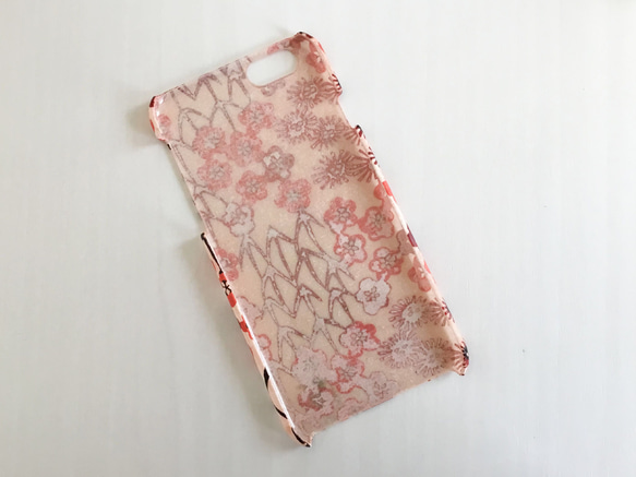 【SALE】30%0FF‼︎Wacon型染紙iPhone6/6sカバー［松竹梅］ 3枚目の画像