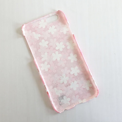 【SALE】30%0FF‼︎友禅和紙iPhone6/6sカバー［桜咲く］ 3枚目の画像