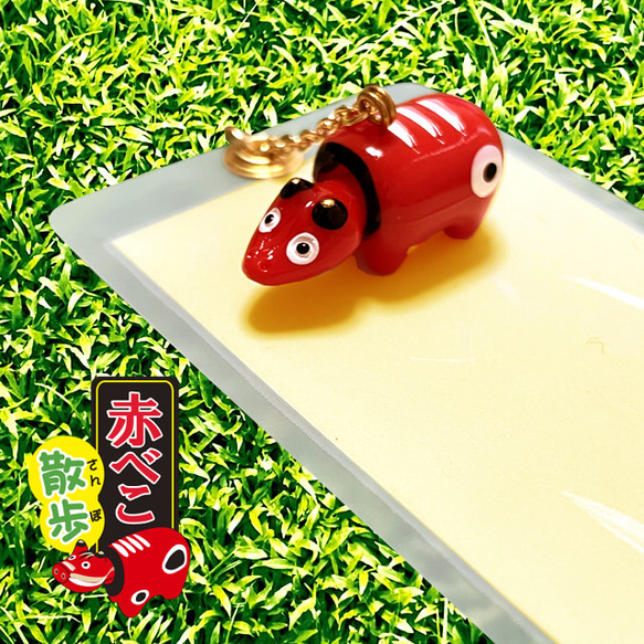 赤べこ散歩・ブックマーカー※納期10日前後です 4枚目の画像