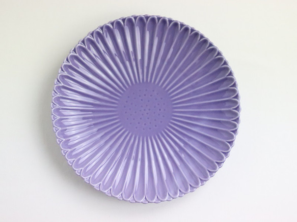 波佐見焼 大皿】マリーゴールド プレート L ヴァイオレット 大皿 翔芳