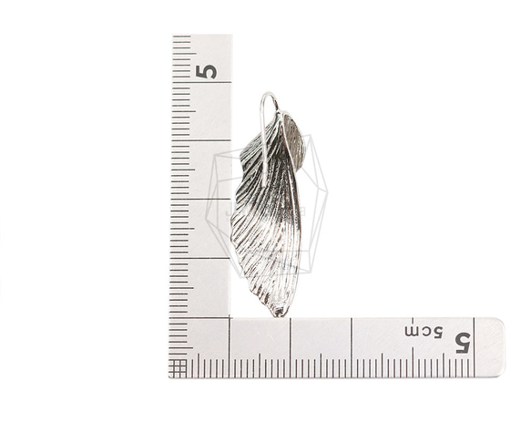 ERG-2054-R【2個入り】エンジェルウィングピアス ,Angel Wing Hook Post Earring 5枚目の画像