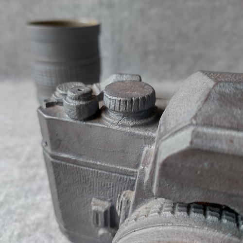 陶製カメラのオブジェ。 その他インテリア雑貨 craft蒼 通販 13852078