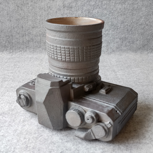 陶製カメラのオブジェ。 その他インテリア雑貨 craft蒼 通販 13852078
