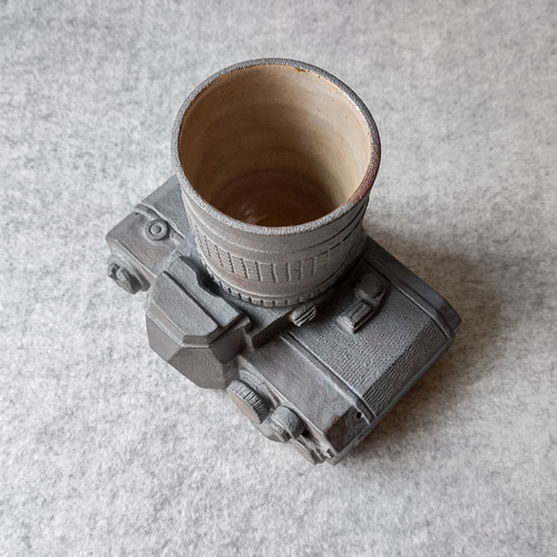 陶製カメラのオブジェ。 その他インテリア雑貨 craft蒼 通販 13852078