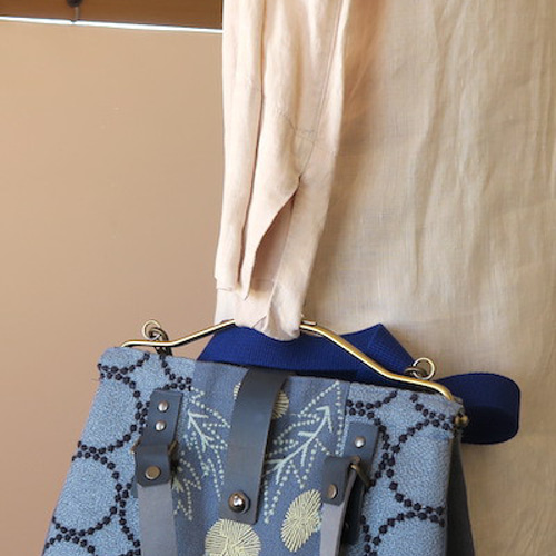 creema限定、ミナペルホネン、たんぽぽとタンバリンのリュック、がま口