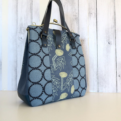 creema限定、ミナペルホネン、たんぽぽとタンバリンのリュック、がま口