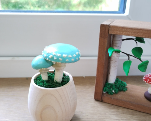 カップきのこ モエギタケ その他インテリア雑貨 みもみよ 通販