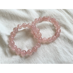 Morganite モルガナイト10mm ブレス 12枚目の画像