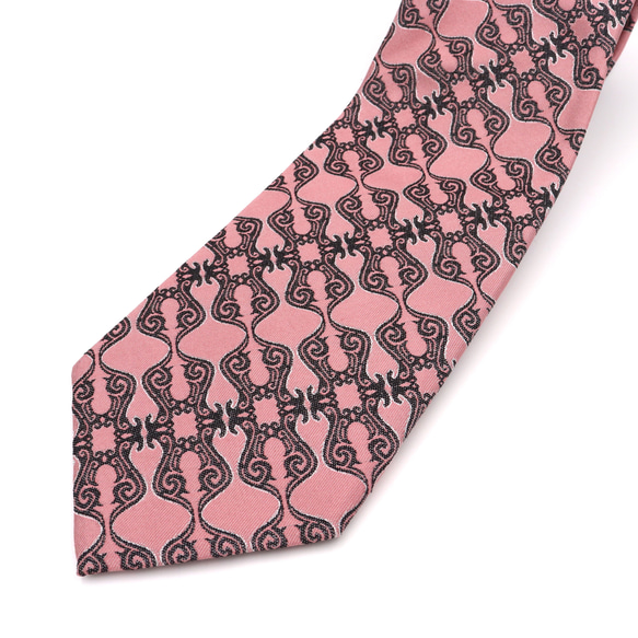 京の錦織　光峯錦織工房　干支の紋様を楽しむ　酉年　鳥の柄　ネクタイ 2枚目の画像