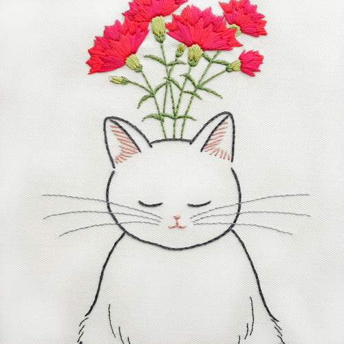 オリジナル ハンドメイド 絵 夢見るねこさん