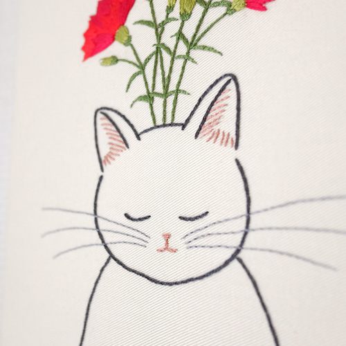 オリジナル ハンドメイド 絵 夢見るねこさん