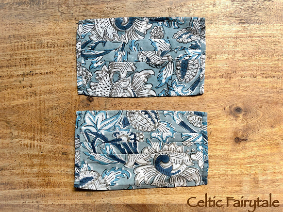 【Bidala】Indian Hand Block Print Cotton Face Mask Cover 第6張的照片