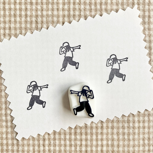 ヒップホップダンス・ブレイキン女の子＊小さな消しゴムはんこ＊習い事