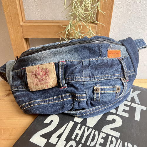 5個 デニムリメイク☆star☆タグ 2024