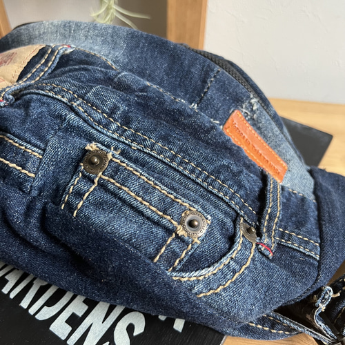 ほしお　リメイクデニムバッグ ほしお様専用 リメイクデニムバッグ