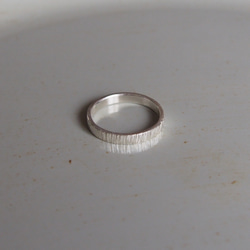 【受注制作】- Silver - Lined Ring - 3mm 4枚目の画像