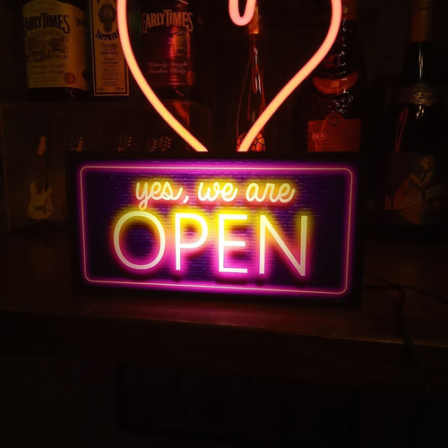 アメリカン ポップアート オープン 開店 営業中 店舗 サイン
