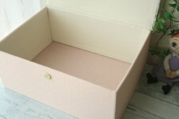 Hさま専用　リバティ　おもちゃ箱　メモリアルボックス　シンクオブミー　キューフォーザズー 3枚目の画像