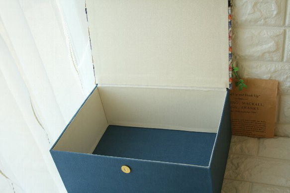 Hさま専用　リバティ　おもちゃ箱　メモリアルボックス　シンクオブミー　キューフォーザズー 5枚目の画像