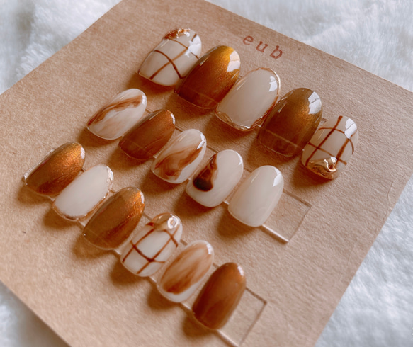 ネイルチップ ニュアンスネイル マグネットネイル ネイルチップ（つけ  