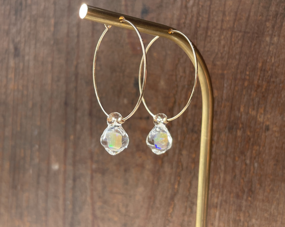 [Opal Drop pierce] 14kgf 第1張的照片
