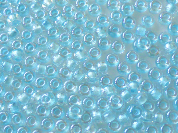10 克 9/0 2.5 毫米透明淡藍色寶仕歐莎捷克種子珠 第6張的照片