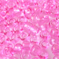 10g 11/0 2mm 透明粉紅（微紫色）寶仕奧莎捷克籽珠 第4張的照片