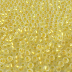 10 克 11/0 2 毫米磨砂玻璃白色或黃色寶仕奧莎捷克種子珠 第4張的照片