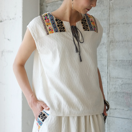 ❤️着物お出かけbag 刺繍ミントグリーンバンブーハンドル 受注製作】プラカゴ Sサイズ/B5 S-370 深緑*ベージュ 2way