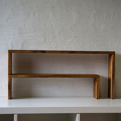 可動スリム収納 収納棚 カウンターキッチン周りにもかんたん収納 観葉