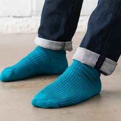 再生棉襪細羅紋天然材質男襪 25-27 公分。 第5張的照片