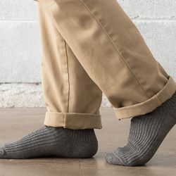 再生棉襪細羅紋天然材質男襪 25-27 公分。 第4張的照片