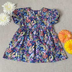 リバティプリント 天竺 子供服セットアップ（110サイズ