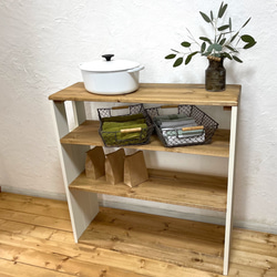 ボタニカルシェルフ w800 植物棚 アイアンシェルフ 3段 家具 観葉植物