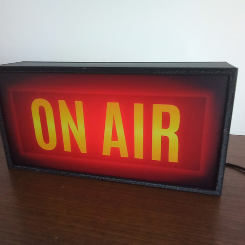オンエア ON AIR スタジオ ラジオ 生放送 アメリカン サイン ランプ