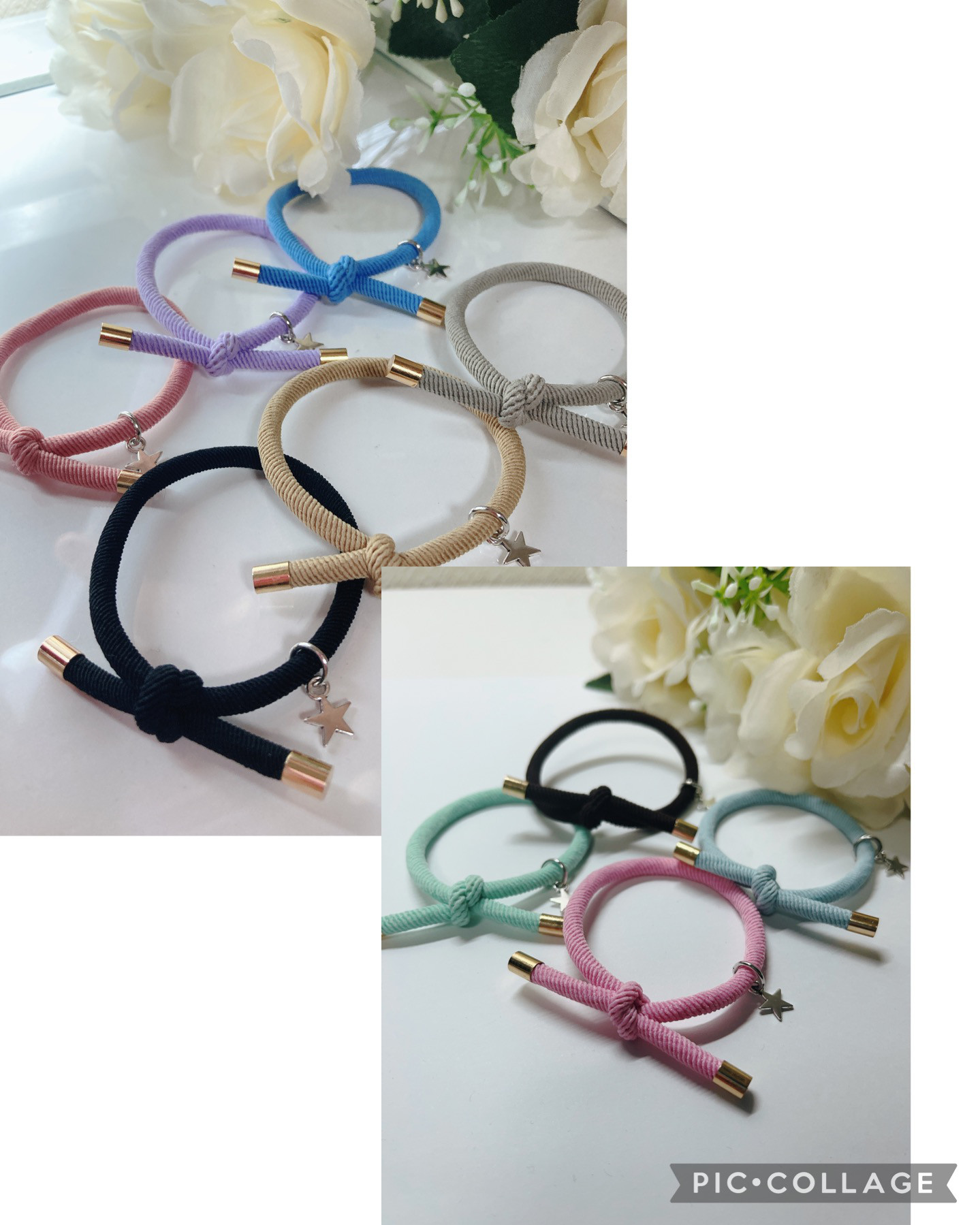 お迎え済み】ハンドメイド❣️ヘアゴム No.7 眩む