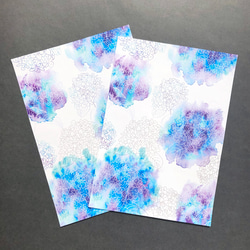 紫陽花のレターセット 3枚目の画像