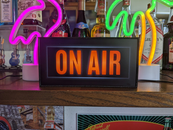 オンエア ON AIR スタジオ ラジオ 生配信 生放送 サイン ランプ 看板