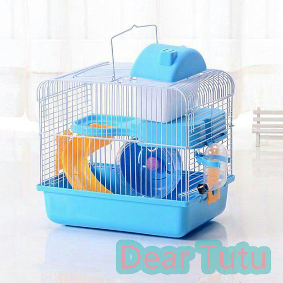 ハムスターケージ　◇新品未開封・給水器付き◇　ハンドメイド ハムスターケージ ◇新品未開封・給水器付き◇ ハンドメイド
