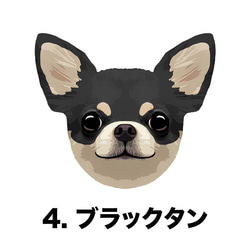 【 スムース チワワ 毛色6色 左下デザイン】スマホケース クリアソフトケース 犬 iPhone &Android 5枚目の画像