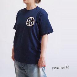 ２色展開 パッチワークSTAR 刺繍Tシャツ 13枚目の画像