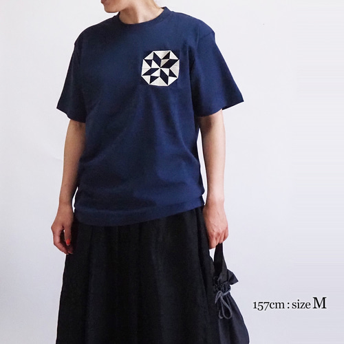 半袖Tシャツ メンズ パッチワークリベット装飾デザイン 2色 2色展開 パッチワークSTAR 刺繍Tシャツ Tシャツ FLUKE 通販